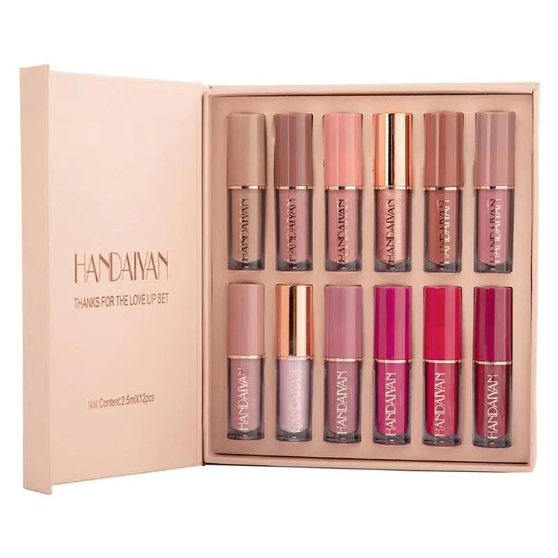 12 Colour Lipsticks Book Set