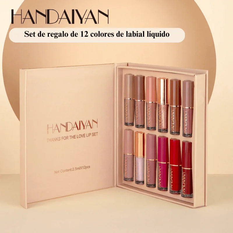 12 Colour Lipsticks Book Set