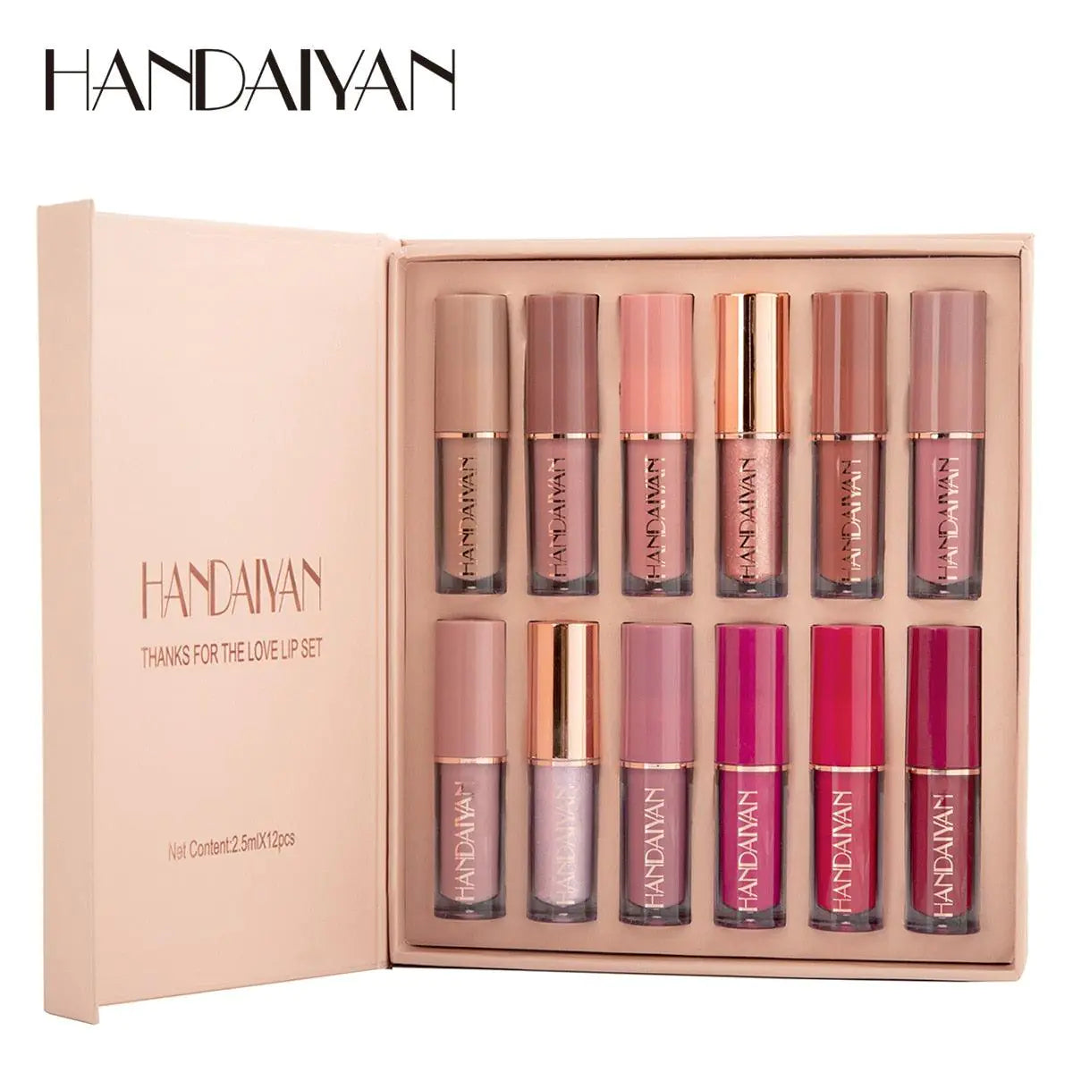 12 Colour Lipsticks Book Set